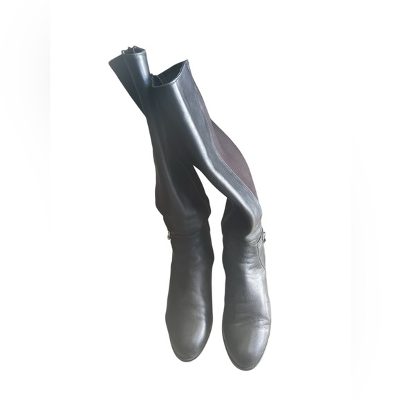 Michael Kors Hamilton Stretch Leather Boot. - Picture 4 of 16